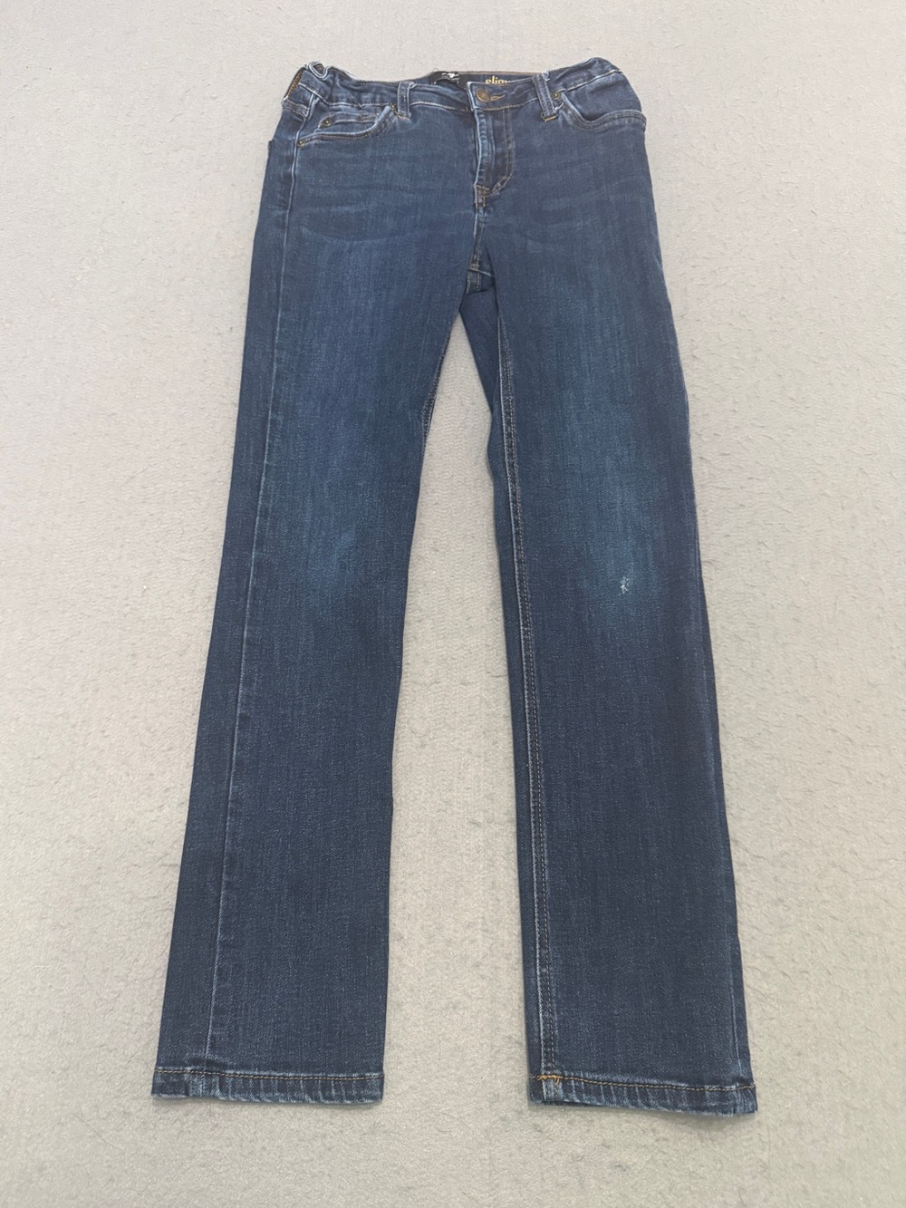 Women’s 7 For All Mankind Slimmy Dark Wash Straight Leg Jeans